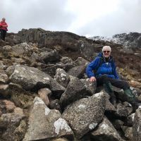 Fiona Dixon and Dave Wiley on Moel Siabod (Emily Pitts)