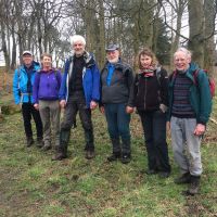 the walkers with meet leader President's Hot pot 2018 (Joe Dugdale)