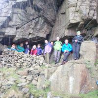 Rain fails to dampen spirits in the cave (Dave Shotton)