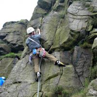 Jim muscling up Little Crowberry (Roger Dyke)