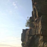 Alex on the lower section of Gargoyle Flake (Emily Pitts)