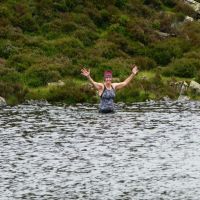Midge at the other side of Blackbeck Tarn (Dave Wylie)