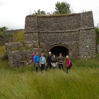 Assembled in front of the lime kiln (Gareth Williams)