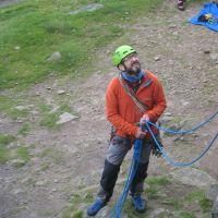 Andy on belay (Roger Dyke)