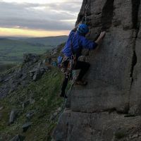 Jim Symon on Nozag VS 4c lower section (Andy Stratford)