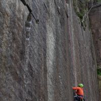 Andy jamming up Embankment 2 (Rory Marsden)