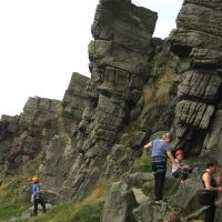 Andy braving the flying ants (Roger Dyke)