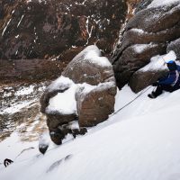 G&T climbing on day 3 of winter skills (Georgia Dowler Marsden)