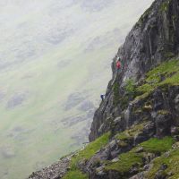 Steve and Mich on "Gillercombe Buttress" (Dave Wylie)