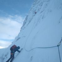 Andy seconding  Stu on p1 fingers ridge (Michelle Harrison)