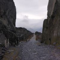 Morning run through the slate mine (Tim Howarth)