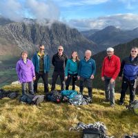 Carnedd Y Filiast Ridge Summit team (Craig Marsden)