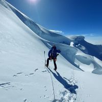 Highly commended Stevie descending from Antisana 5705m (Andy Stratford)