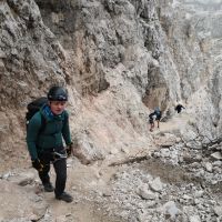 On the ascent to Monte Paterno / De Luca Innerkofler