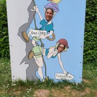 Camping Les Pres proof of visite, Caro and Claire H (Steven Lopacki)