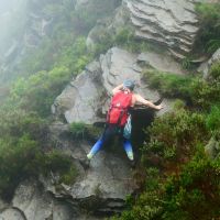 Caro in mid-scramble (Dave Wylie)