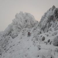 Harry bypassing Dorsal Arete (Harry Potts)