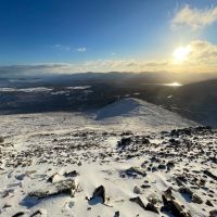 Looking out across the hills on the way up Meall a Bhuirdh (Philip Mitchell)
