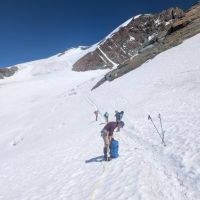 On the glacier