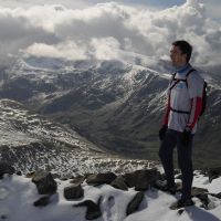 Scott on Elidir Fawr (David Bish)