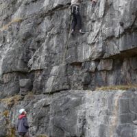 Petra belaying Dave (Oi Ding Koy)