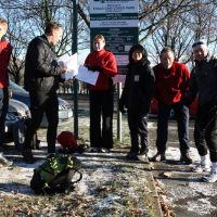 Freezing Runners ready to go (Dave Dillon)